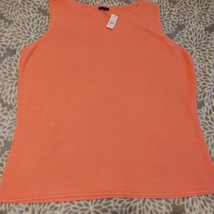 Pretty orange sweater tank